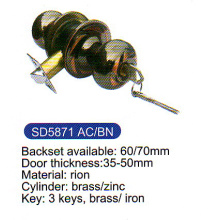 Serrure de porte cylindrique 587